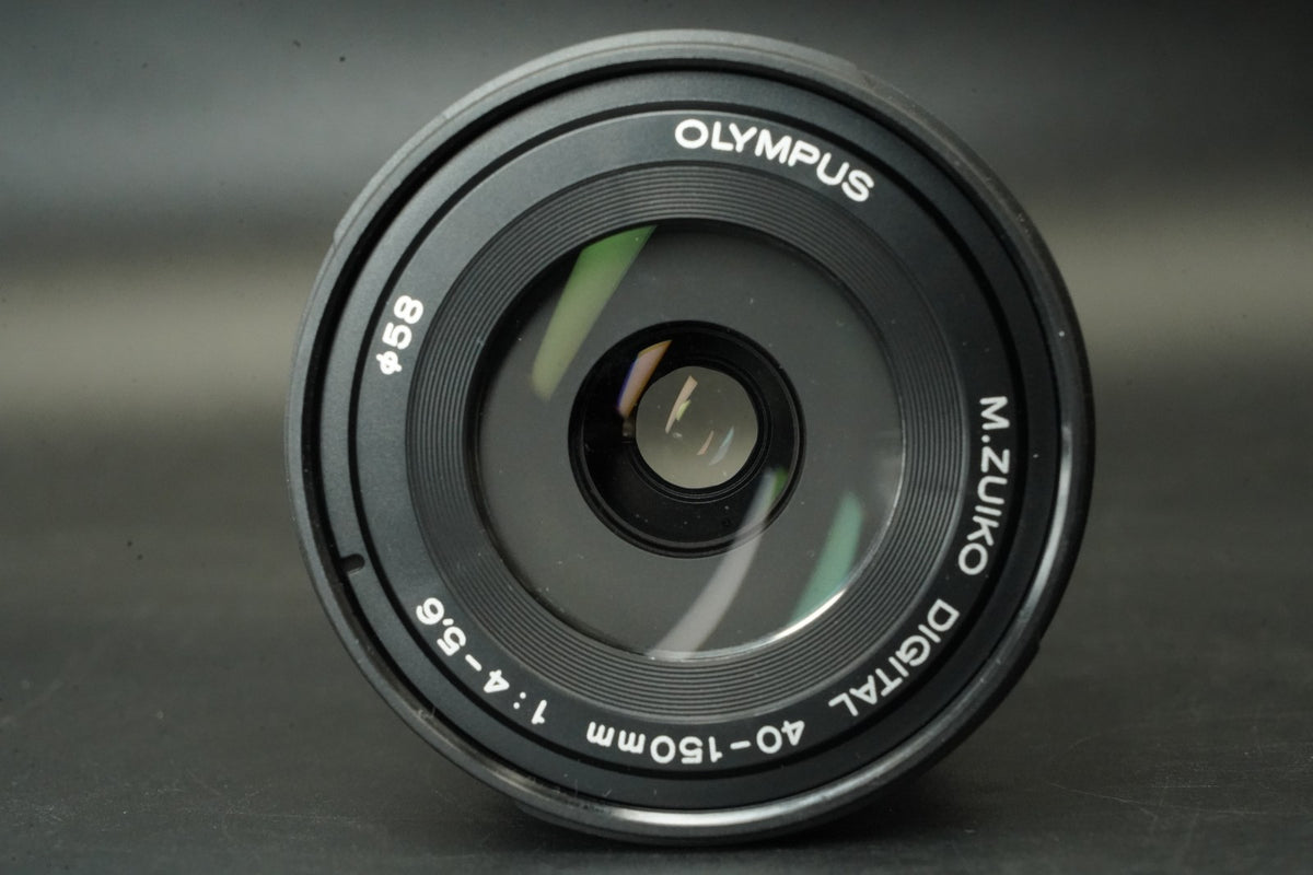 Olympus Pen Lite E-PL6 Black with 14-42mm + 40-150mm Lens US STOCK #12234