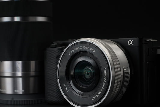 Sony Alpha ZV-E10 Mirrorless Vlog Camera with 2 Lenses Black #10625