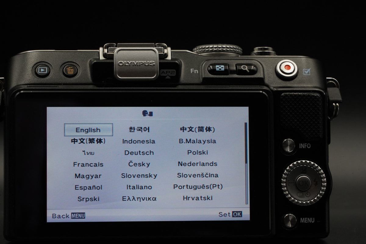 Olympus PEN Lite E-PL3 Black 12.3 MP with Lens US STOCK #10539
