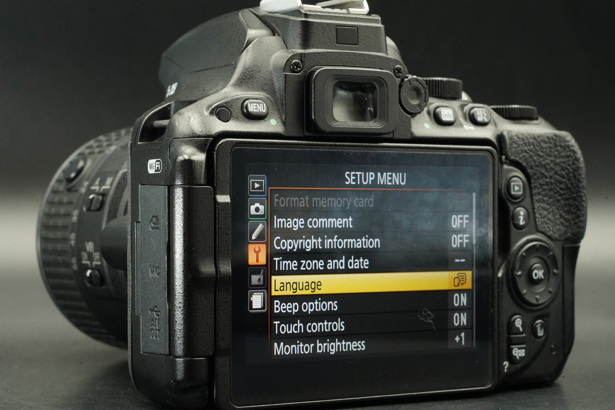 Nikon D5500 DSLR Digital Camera with AF-S Lens -246K cuts- #12086