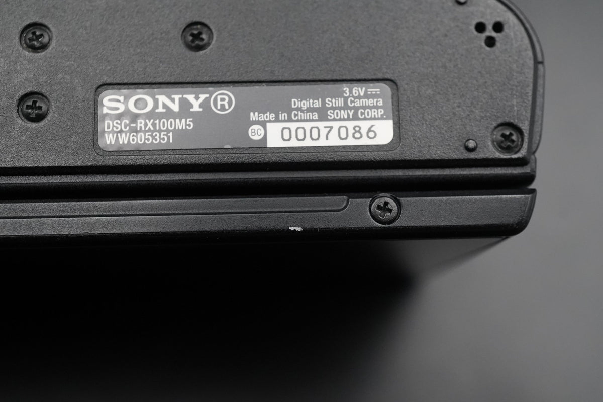 Sony Cyber-Shot DSC-RX100M5A 20.1MP 4K Digital Camera #11125