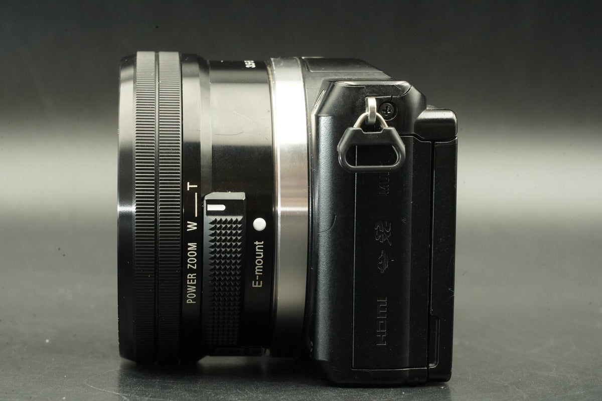 Sony Alpha a5000 Mirrorless Digital Camera with Lens Black -10476 cuts- #12453