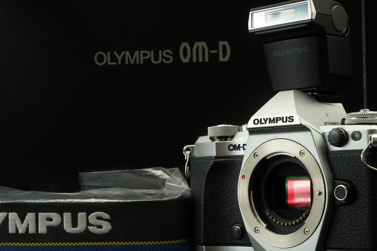 Olympus OM-D E-M5 Mark II 16.1MP Digital SLR Camera Silver -4315 cut- #12210