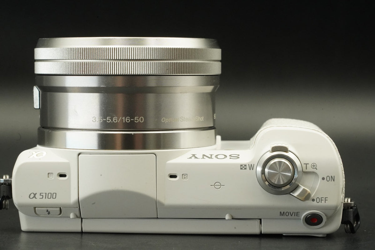 Sony a5100 Mirrorless Digital Camera White -41108 cuts- #12382