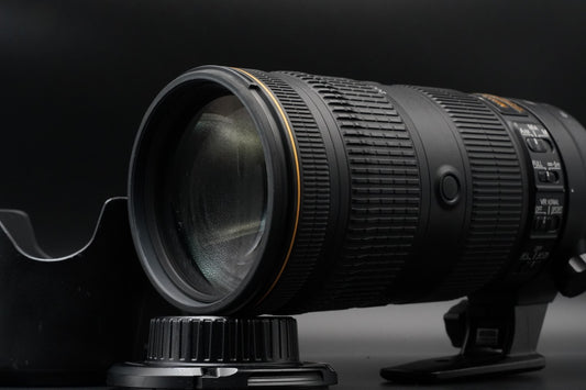 Nikon AF-S NIKKOR 70-200mm f/2.8E obiettivo FL ED VR JAPAN 10466 US STOCK #10723