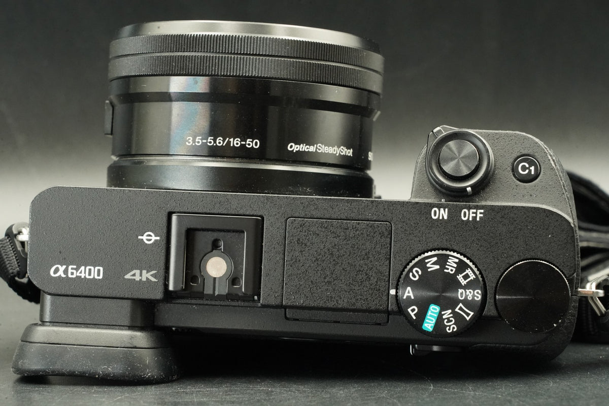 Sony A6400 Mirrorless Digital Camera with 2 Lenses Black -4741 cuts- #12194