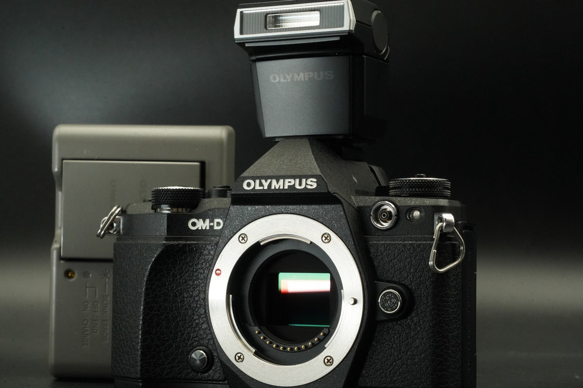 Olympus OM-D E-M5 Mark II 16.1MP Digital SLR Camera Black -10687 cuts- #11902