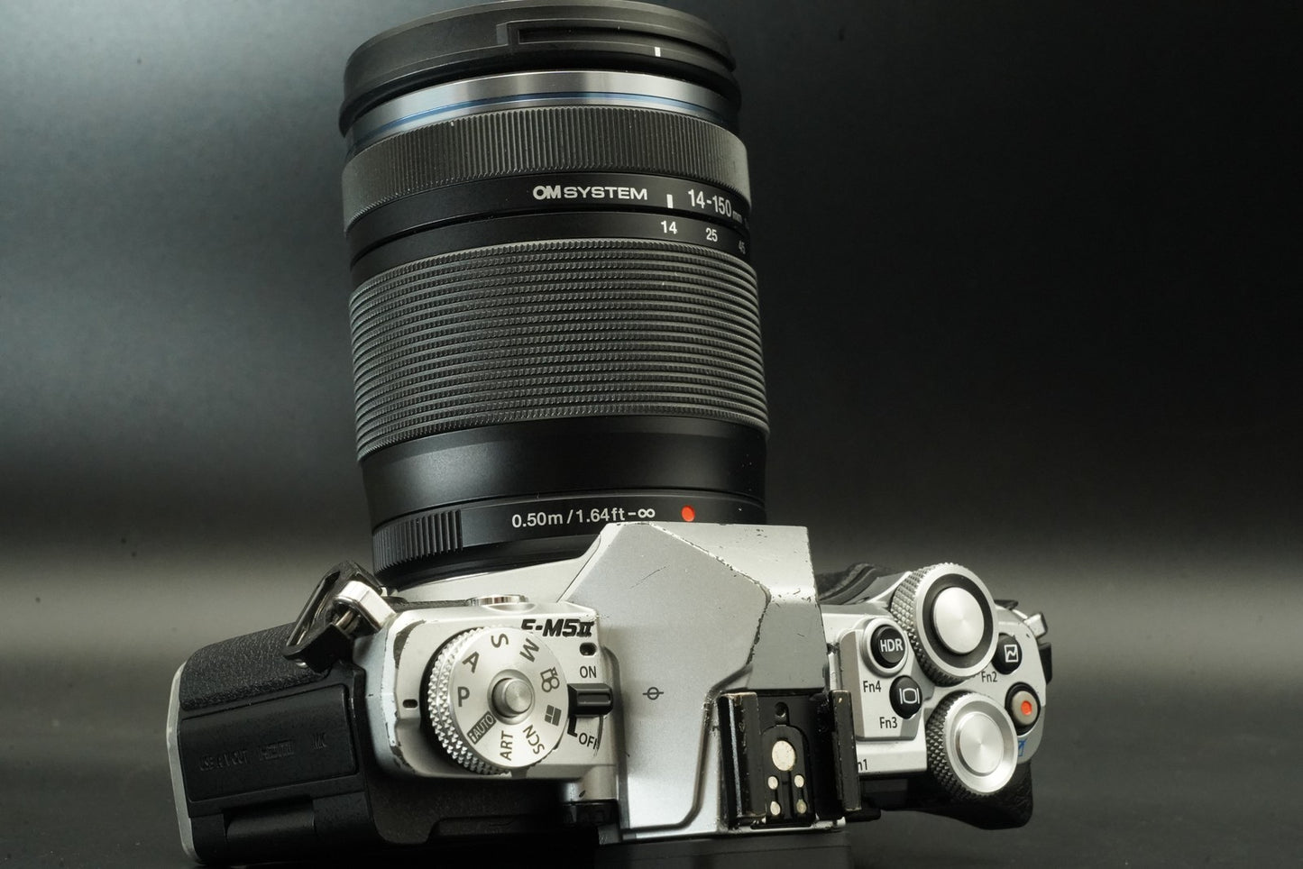 Olympus OM-D E-M5 Mark II w/ M.ZUIKO 14-150 Lens Silver -10789 cuts- #11765