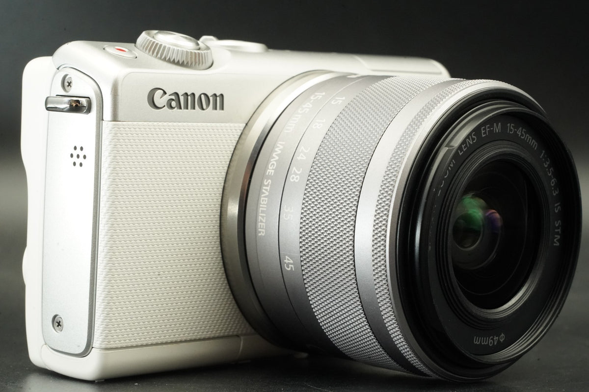 Canon EOS M100 Digital Camera 15-45mm White EF-M Mount #11963
