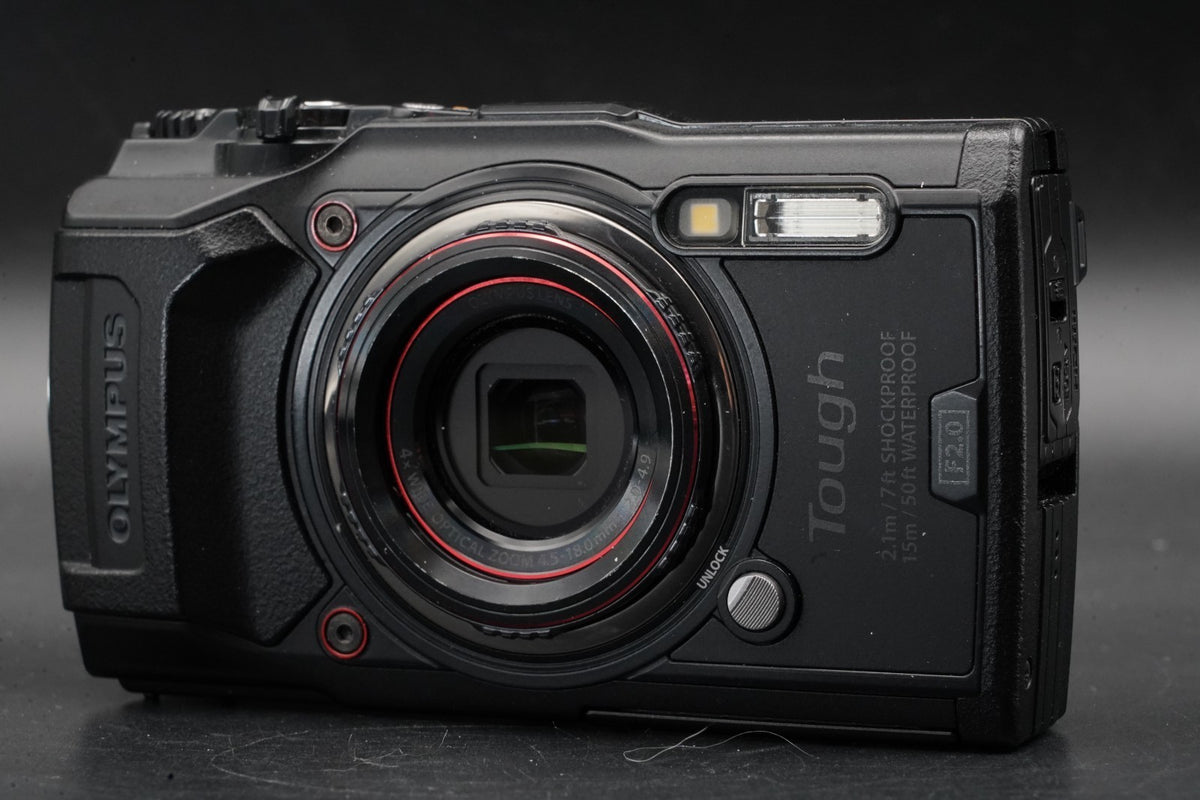 Olympus Tough TG-6 Negro Impermeable Cámara Digital 12MP -10644 cortes- #11429