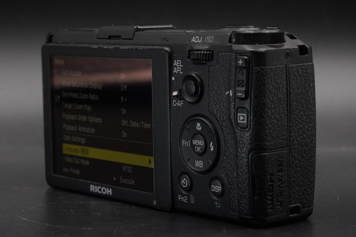 RICOH GR 16.2MP Digital Compact Camera Black JAPAN US Duty Paid 10831