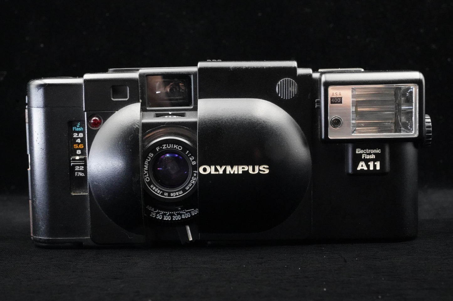 [US DUTY PAID] Olympus XA 35mm Rangefinder Film Camera A11 Flash 9669