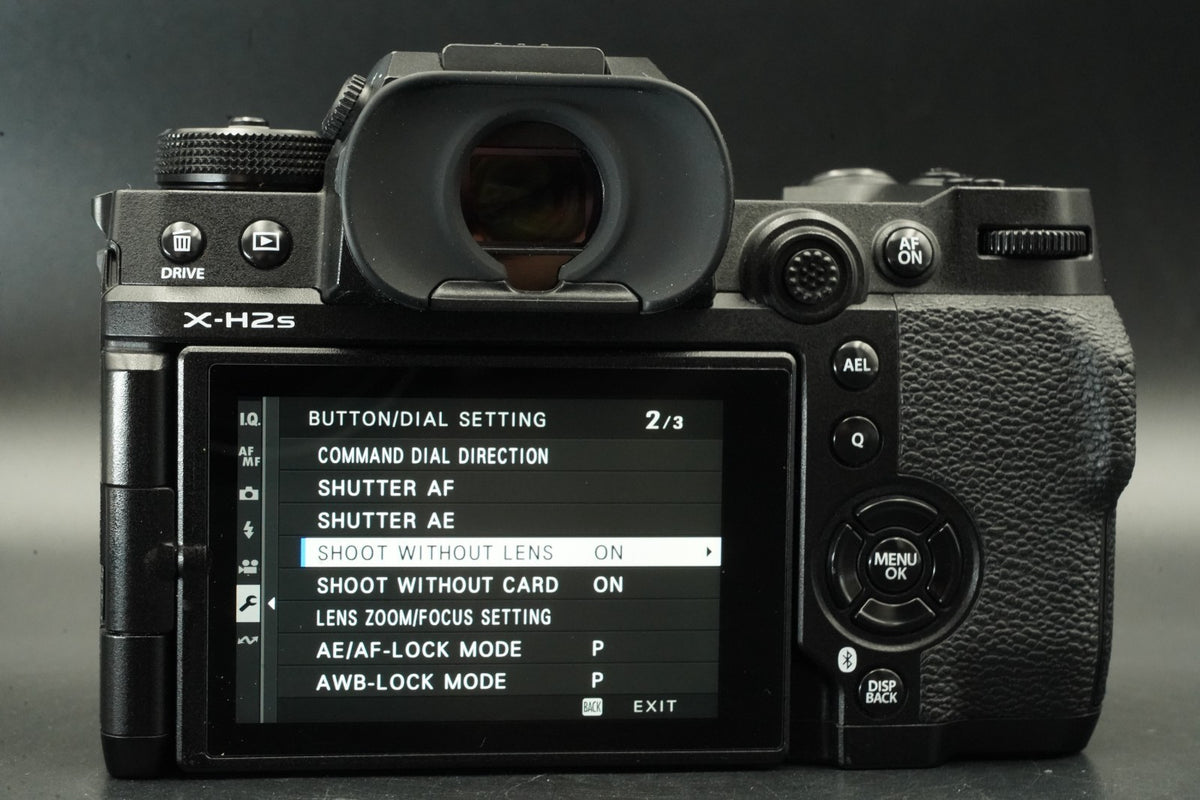 Fujifilm X-H2S Spiegellose Digitalkamera Schwarz -16600 Schnitte- #10328