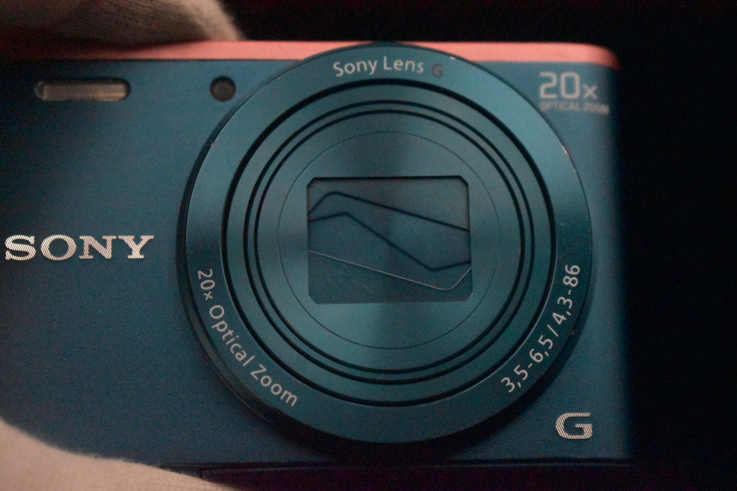 [US Duty Paid] Sony Cyber-Shot DSC-WX350 18.2MP Digital Camera Blue 8954