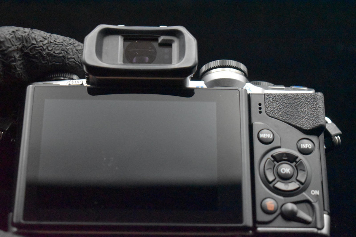 [US Duty Paid] Olympus OM-D E-M10 16.1MP Digital SLR Camera Silver Japan 9272