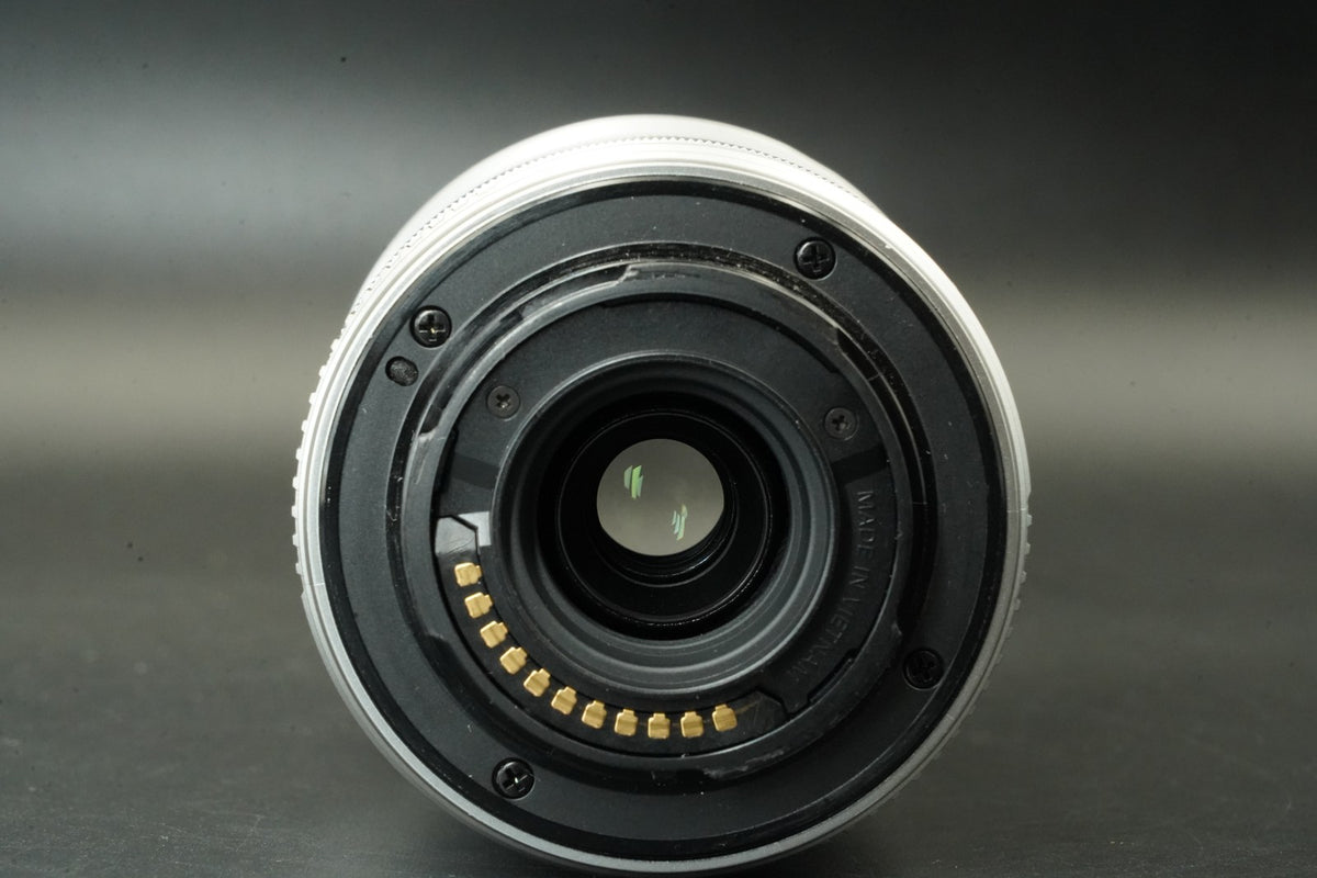 Olympus OM-D E-M10 Mark II Silver w/ 14-42mm + 40-150mm Lens -872 cut- #12315