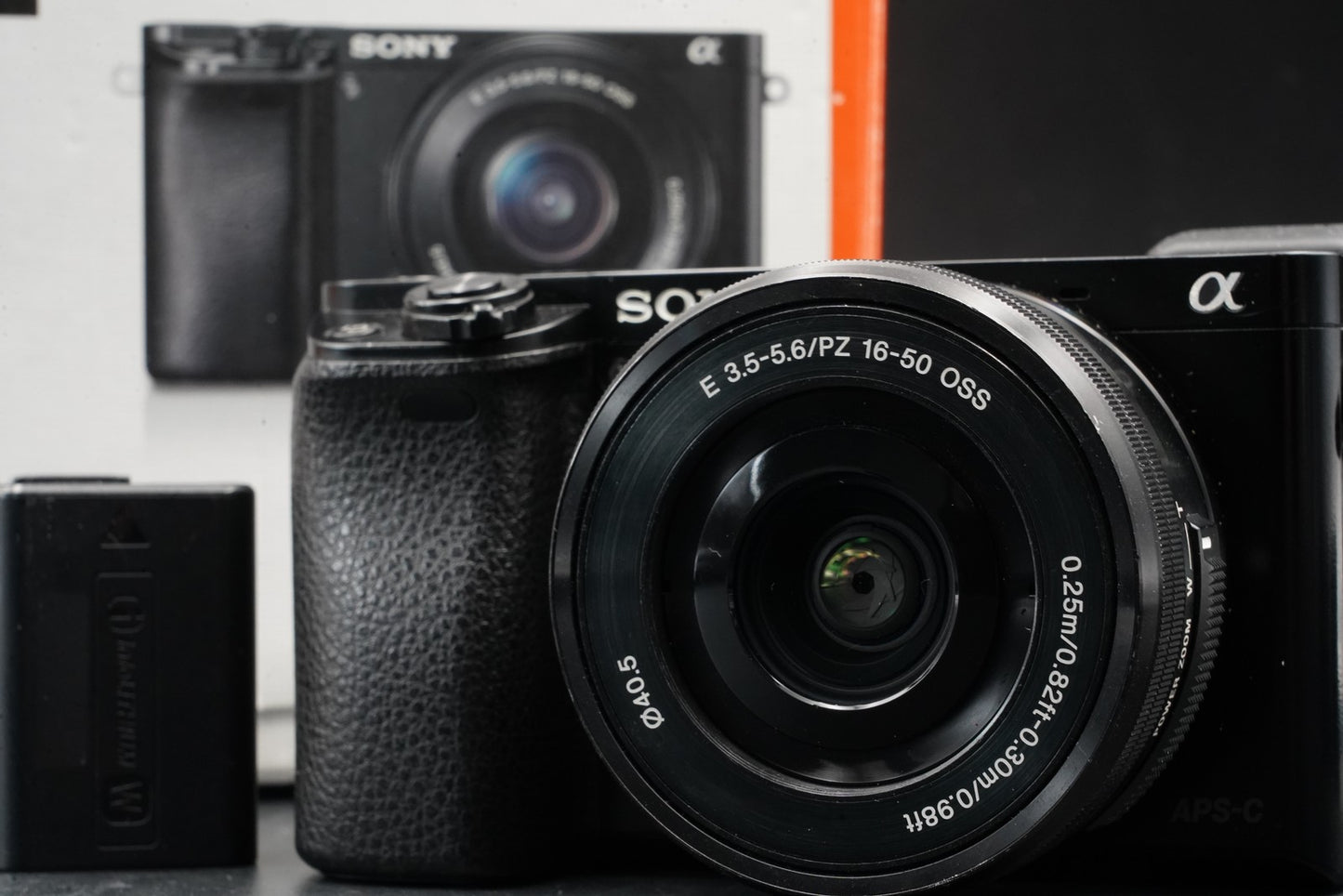 Sony alpha a6000 Digital Mirrorless Camera with Lens Black -22905 cuts- #11205