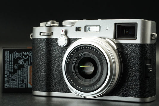 Fujifilm X100F 24.3MP Digital Camera Silver -22900 cuts- US STOCK #11971