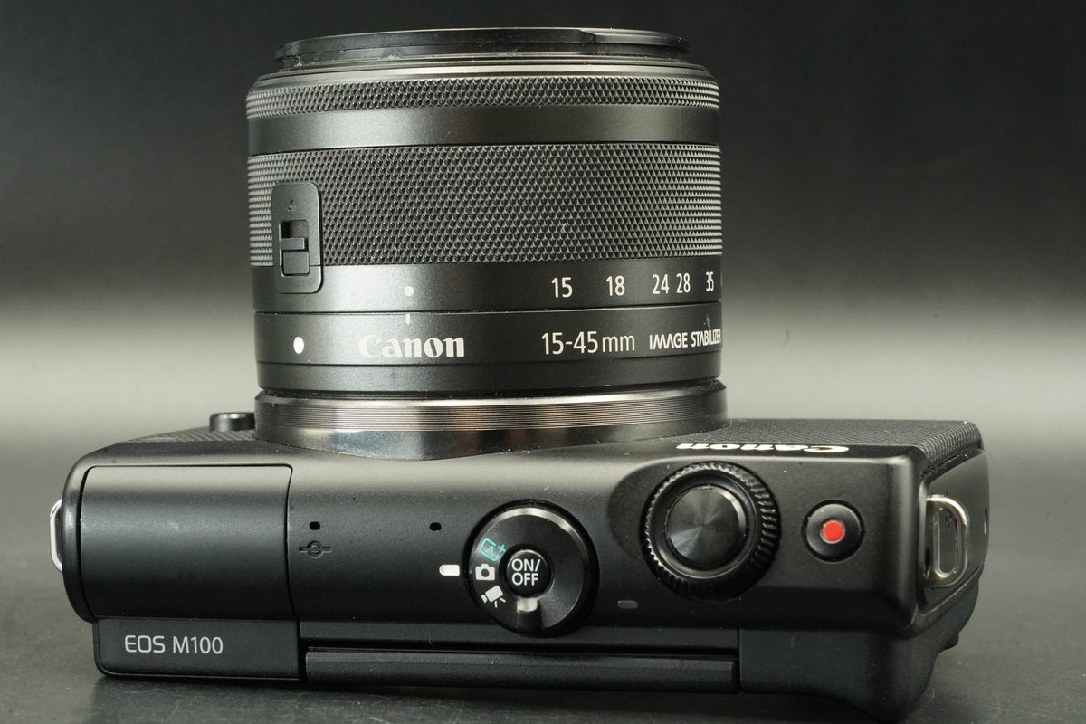 Canon EOS M100 Digital Camera 15-45mm Black EF-M Mount #12136