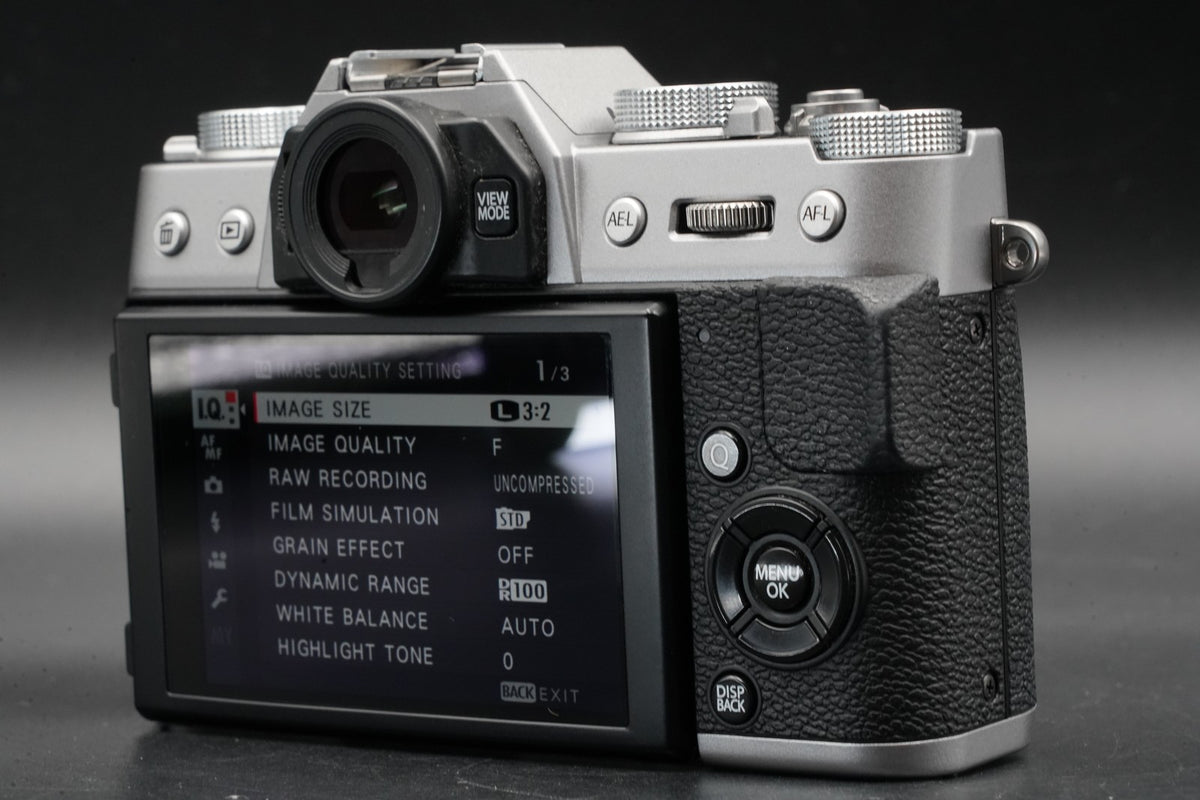 Fujifilm X-T20 24mp Mirrorless Digital Camera Body Silve -3345 cuts- #11168