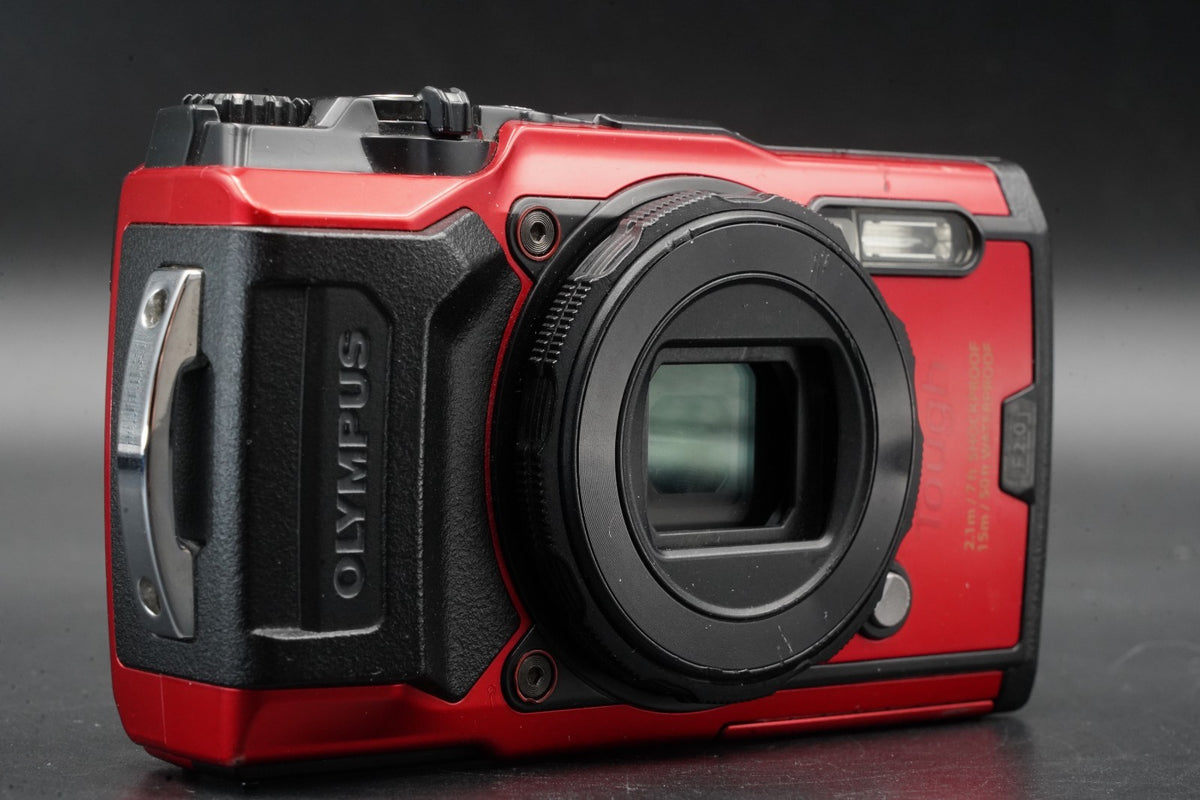 Olympus Tough TG-6 Red Waterproof Digital Camera 12MP -2734 cuts- #11428