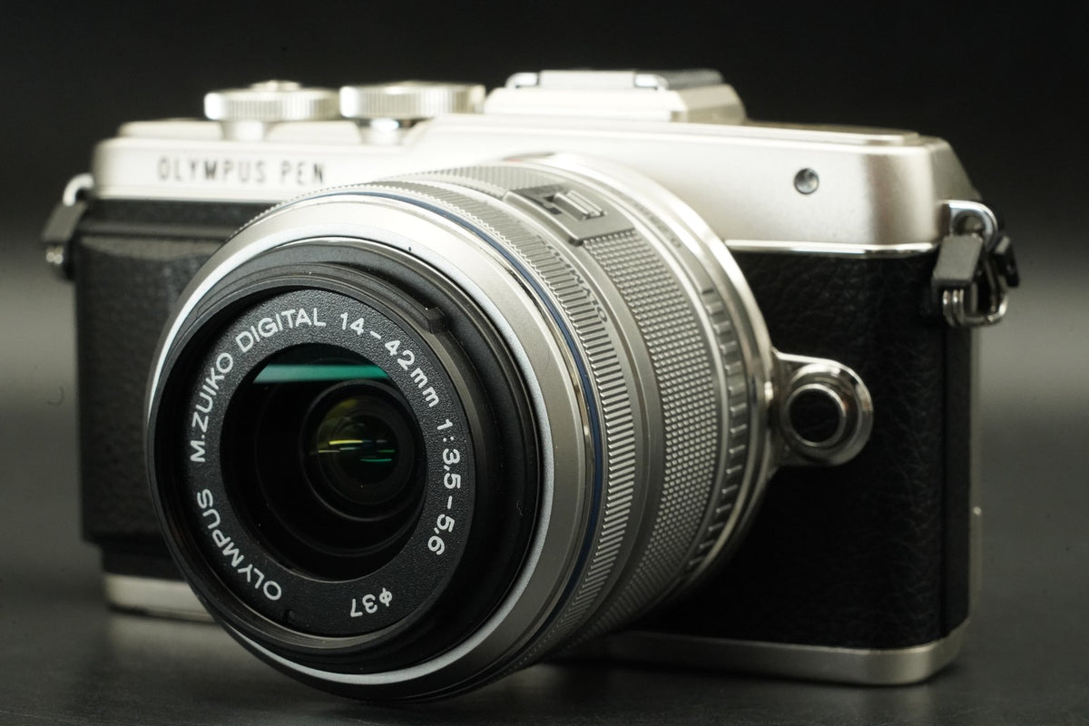 Olympus PEN E-PL7 Digital Camera Silver with 14-42mm Lens -4256 cut- #12389