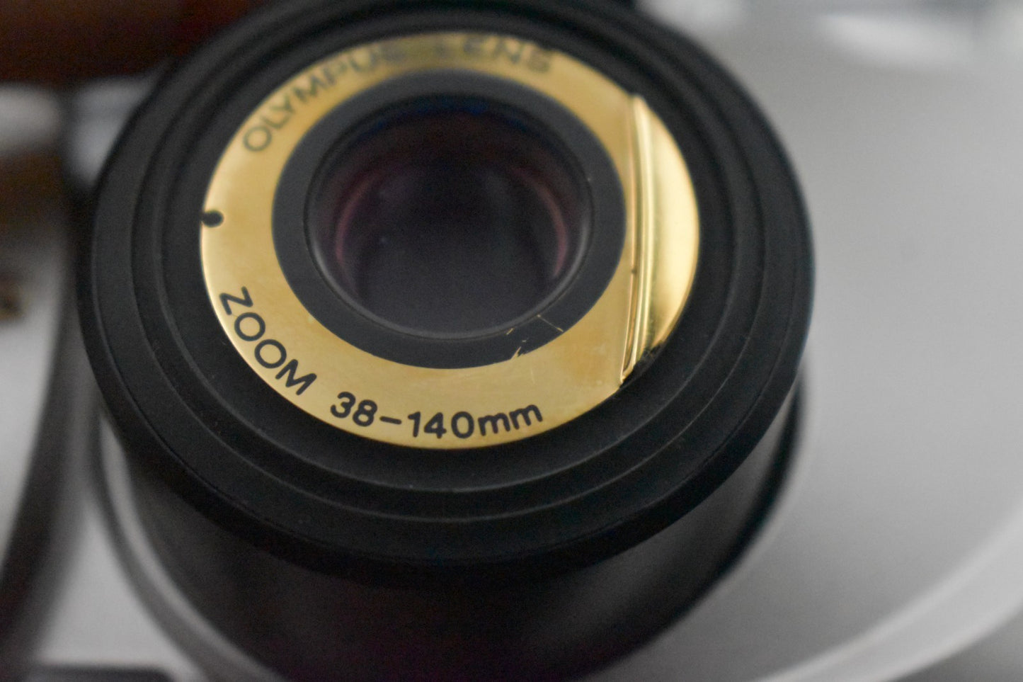 [1 Yr Warranty] OLYMPUS mju zoom 140 VF 35mm Film Camera Gold From US🇺🇸 9118