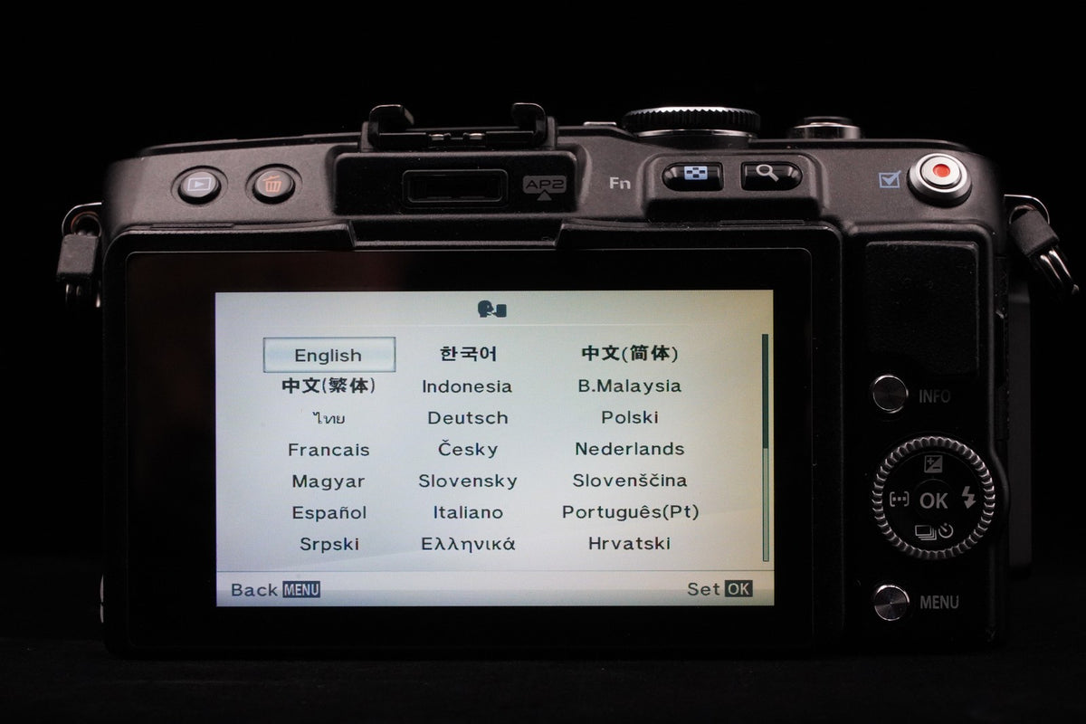 Olympus Pen Lite E-PL5 Mirrorless Digital Camera Black US STOCK #10223