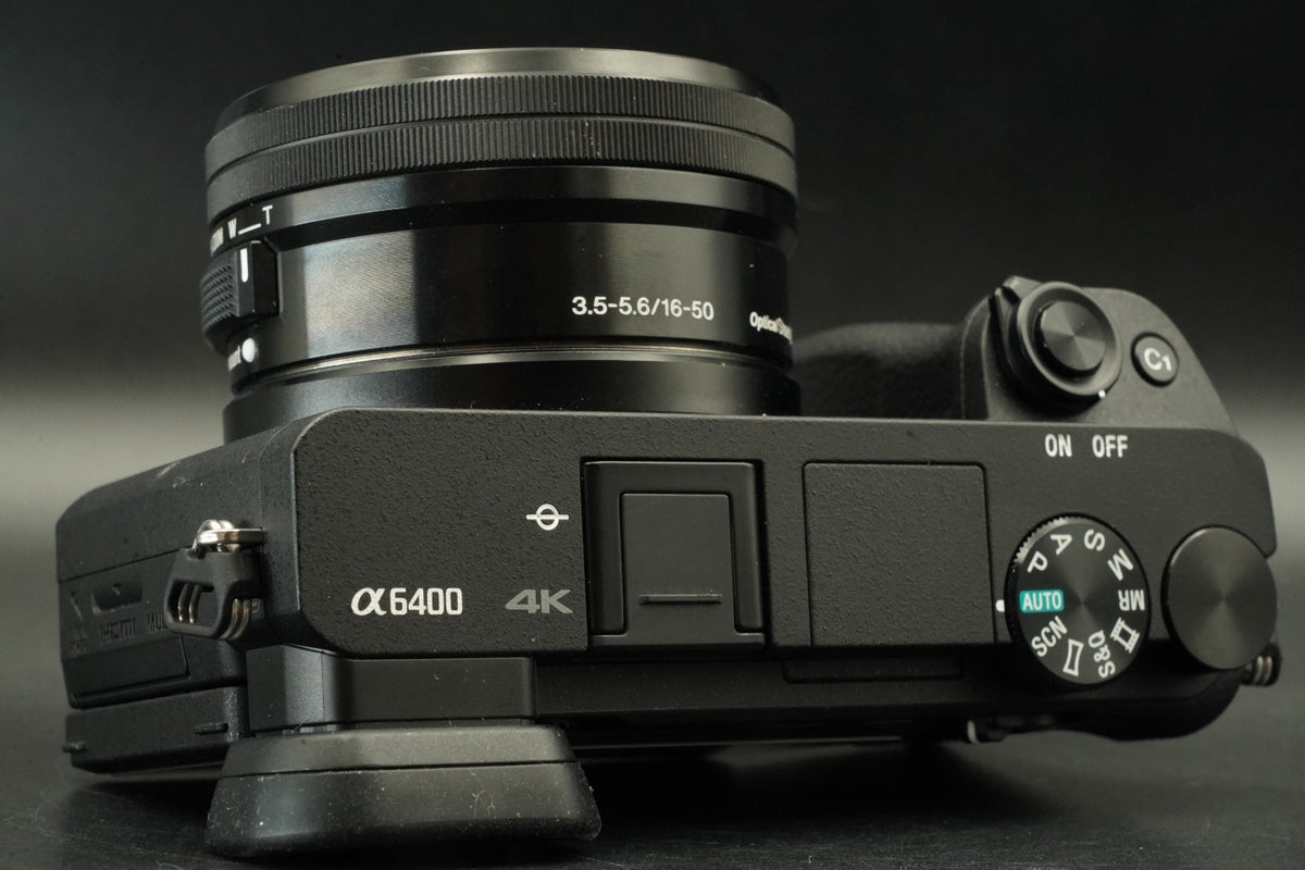 Sony A6400 Digital Camera Black w/ 16-50mm Lens -486 cuts- #12528