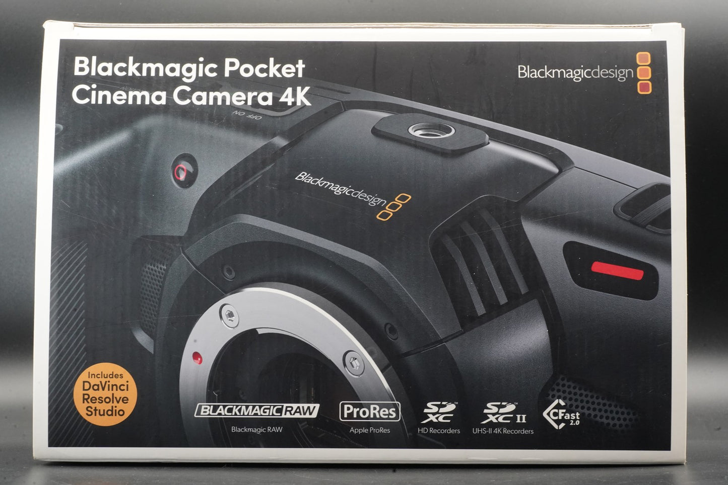 Blackmagic Design Pocket Cinema Camera 4K Camcorder BMPCC (M4/3 Mount) 11478