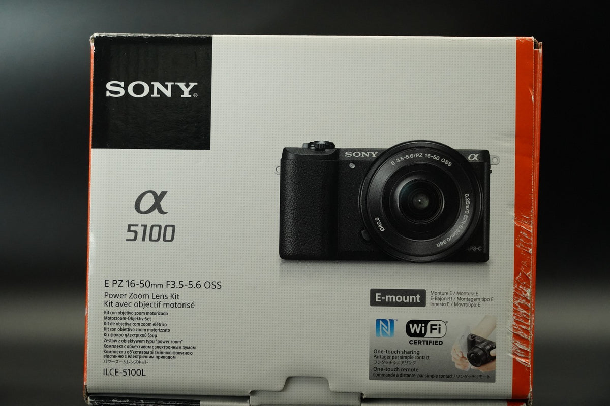 Sony Alpha a5100 Mirrorless Digital Camera w/ Lens Black -45722 cuts- #11838