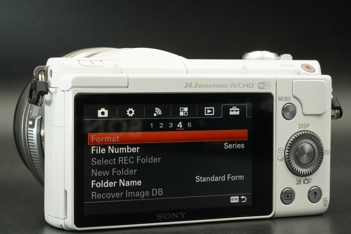 Sony Alpha a5100 Mirrorless Digital Camera White -1867 cuts- #11714
