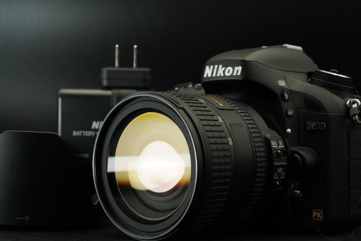 Nikon D610 Digital SLR Full Frame Camera w/ AF-S 24-85mm -1308 cuts- #11307