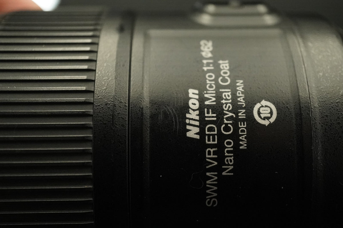 Nikon AF-S MICRO NIKKOR 105mm F/2.8G ED VR Lens #12478