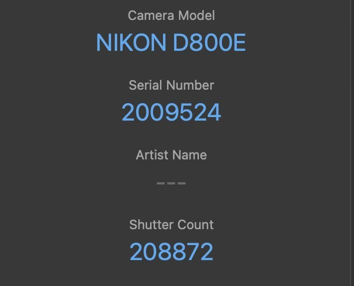 Nikon D800E 36.3MP FX DSLR Camera Body Used US Duty Paid 9465