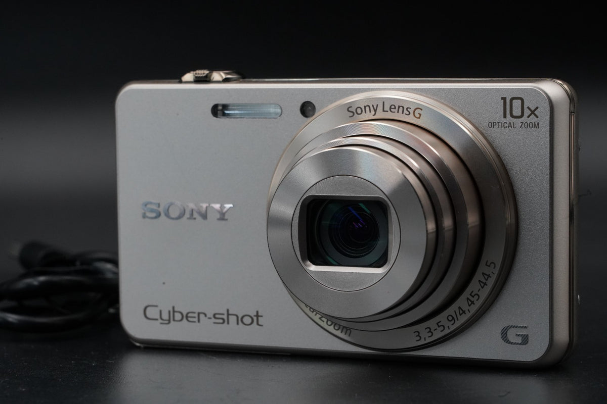Sony Cyber-Shot DSC-WX220 Silver 18.2 MP Digital Camera English OK #11183