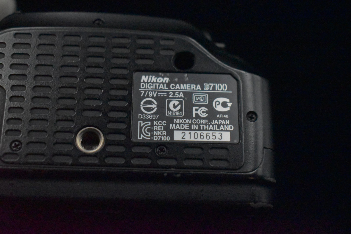 [US Duty Paid] Nikon D7100 24.1MP Digital SLR Camera Black Body 8898