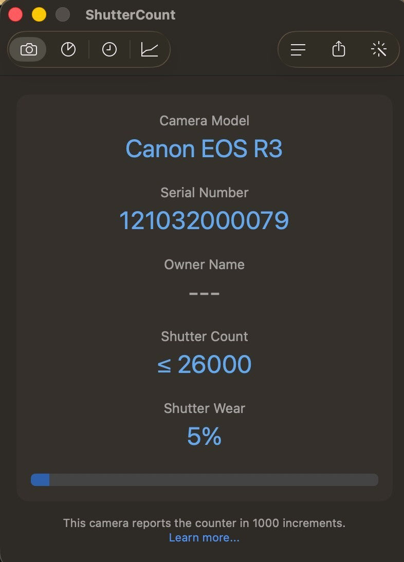 Canon EOS R3 Mirrorless Digital Camera -26000 (5%) cuts- #11882