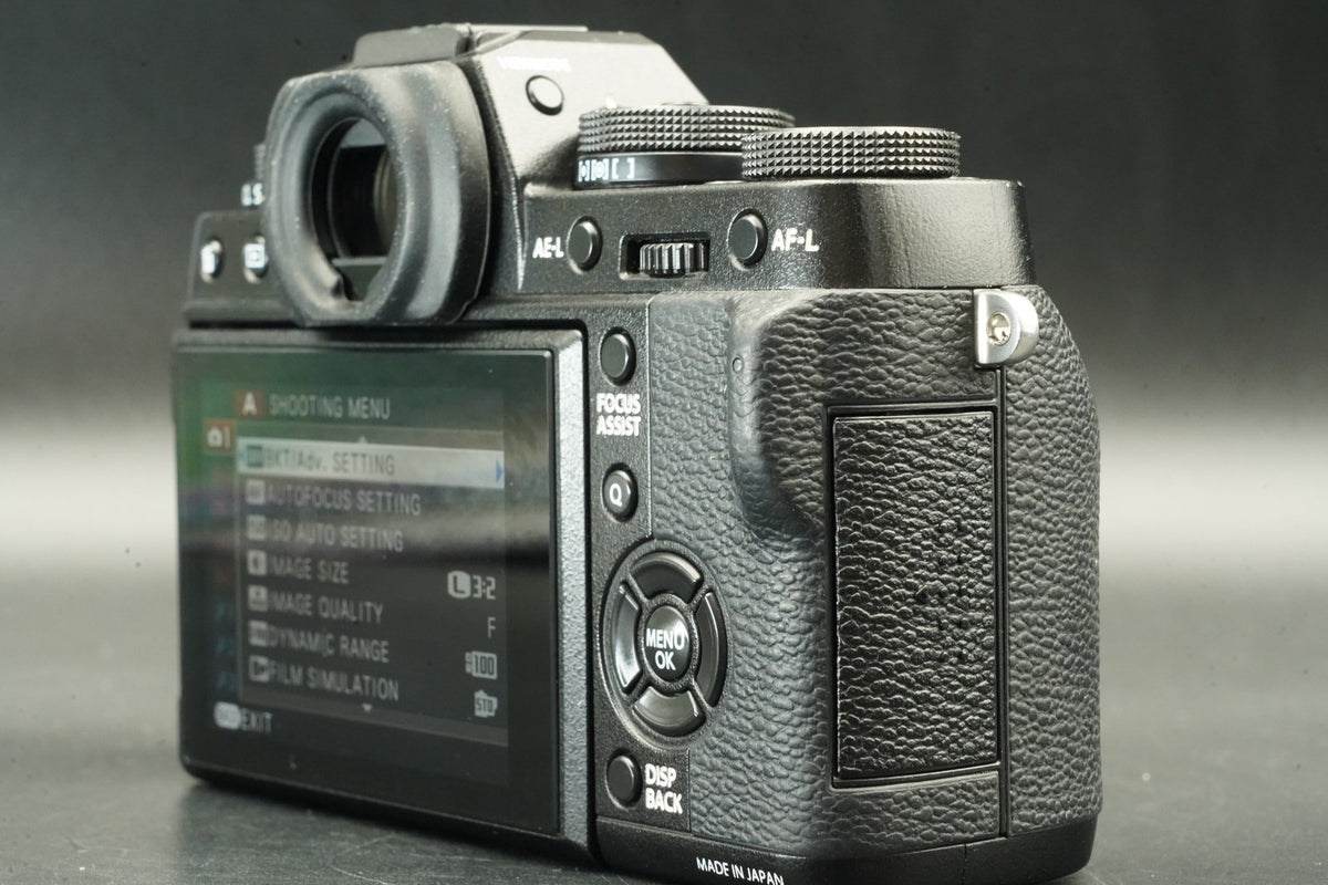 Fujifilm X-T1 Mirrorless Digital Camera 16.3MP Black -2623 cuts- #12254