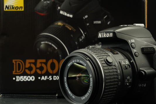 Nikon D5500 DSLR Digital Camera with AF-S Lens -246K cuts- #12086