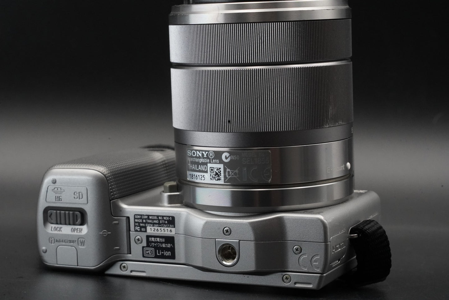 Sony NEX-5 Mirrorless Camera Bundle with 2 Lens Silver #11057