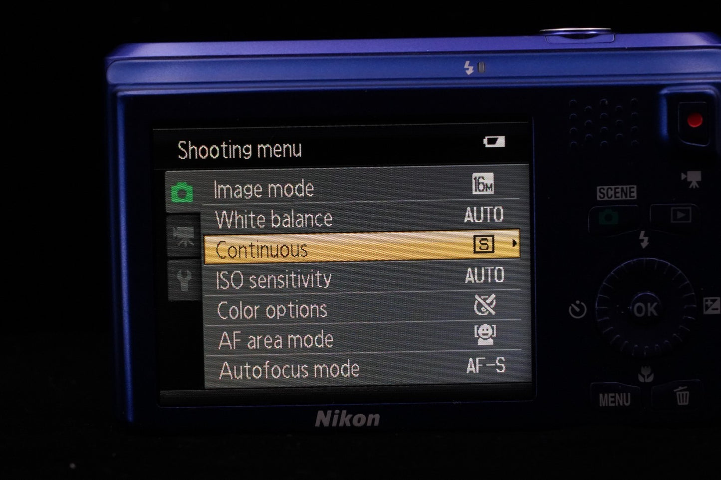[US DUTY PAID] Nikon COOLPIX S6300 Blue 16.0MP Compact Digital Camera from CAL