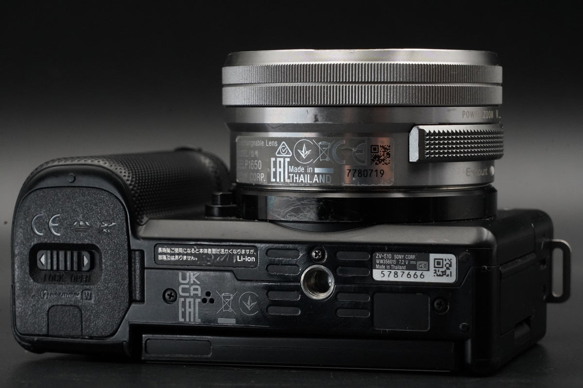 Sony Alpha ZV-E10 Mirrorless Vlog Camera with 2 Lenses Black #10625