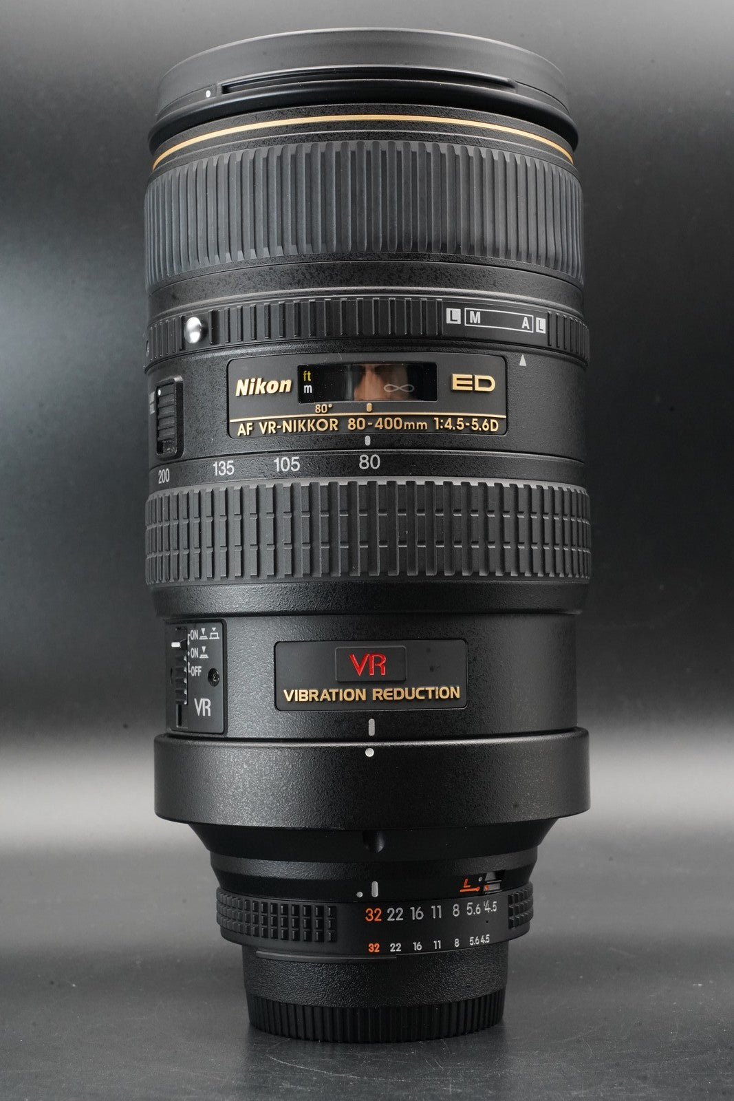 Nikon AF VR NIKKOR 80-400mm F/4.5-5.6 D ED Zoom Lens ALMOST UNUSED #11420