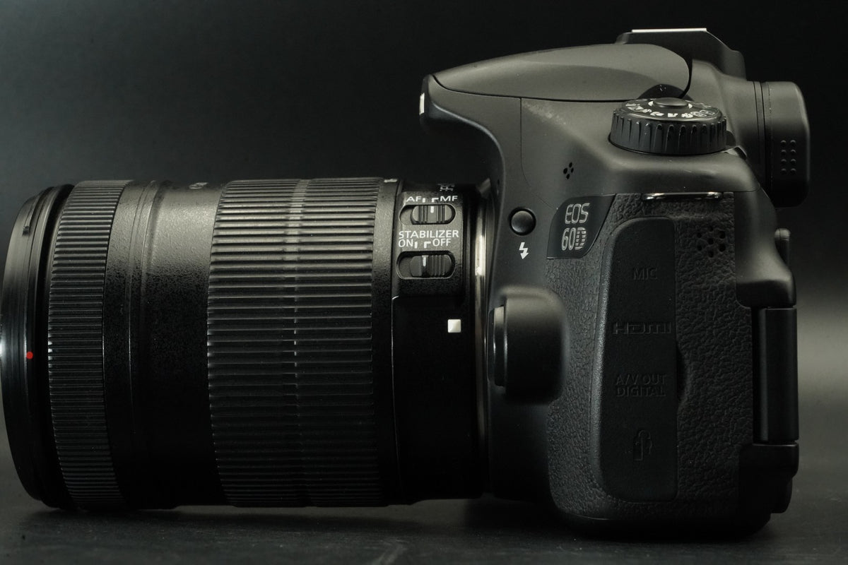 Canon EOS 60D DSLR 18MP w/ EF-S 18-135mm IS Camera -4432 cuts- US STOCK #11600