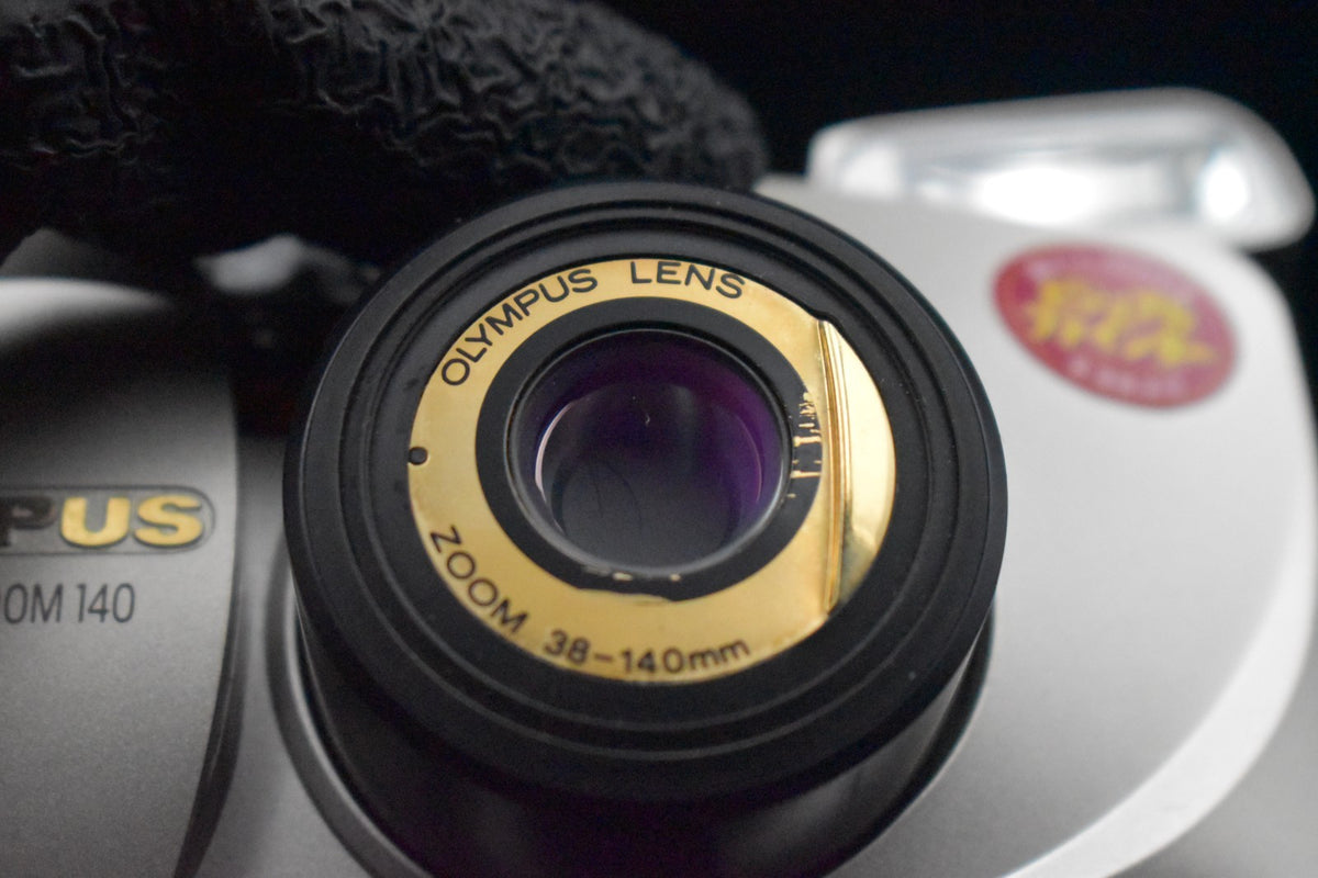 OLYMPUS mju zoom 140 VF 35mm Film Camera Gold From US🇺🇸 [1 Yr Warranty] #9184