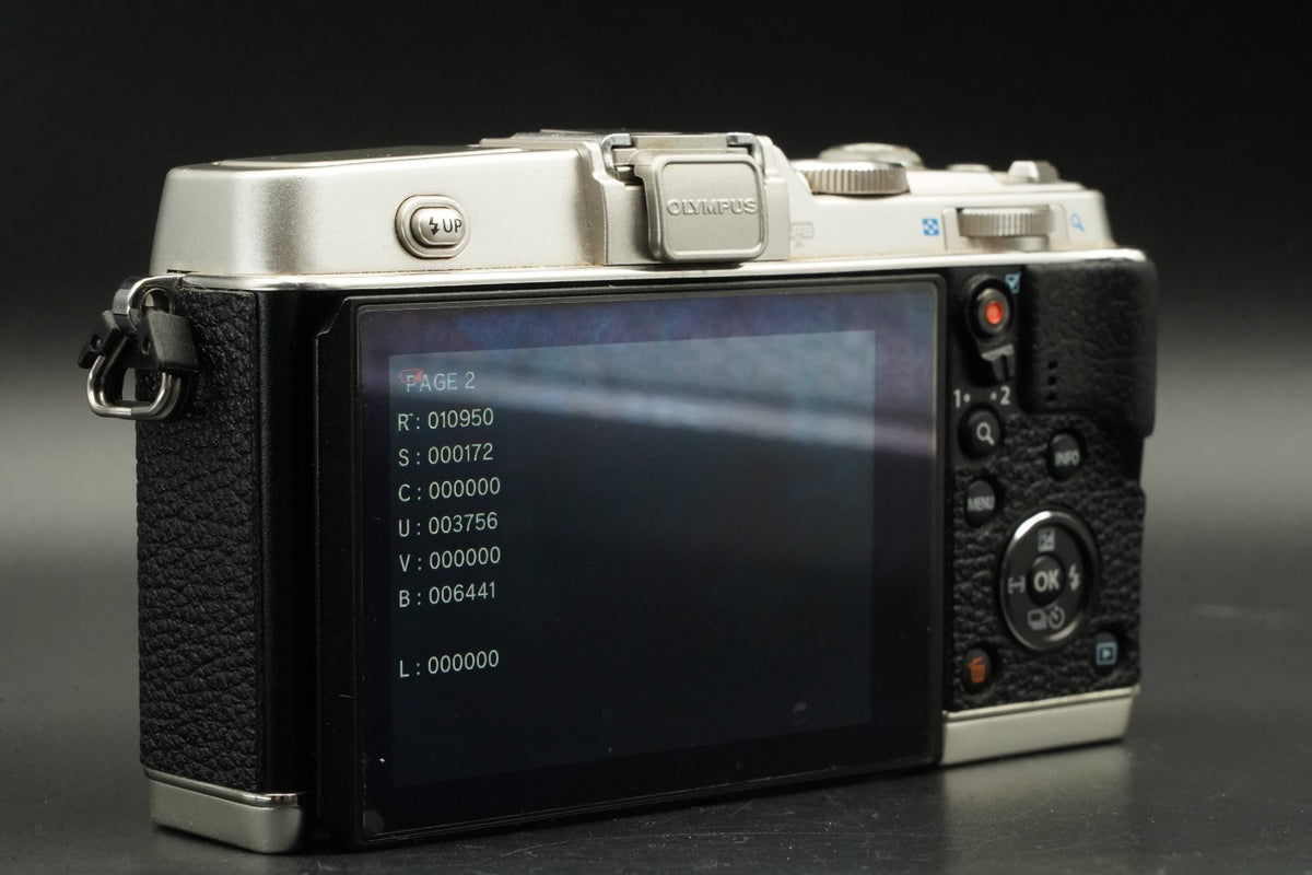 Olympus PEN E-P5 Silver Body Wifi Digital Camera Japan US STOCK #11614