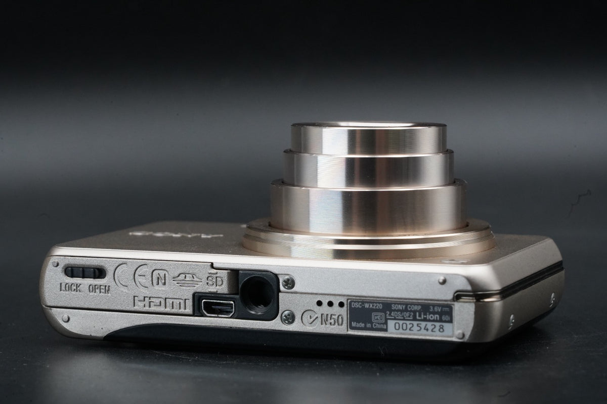 Sony Cyber-Shot DSC-WX220 Silver 18.2 MP Digital Camera English OK #11183