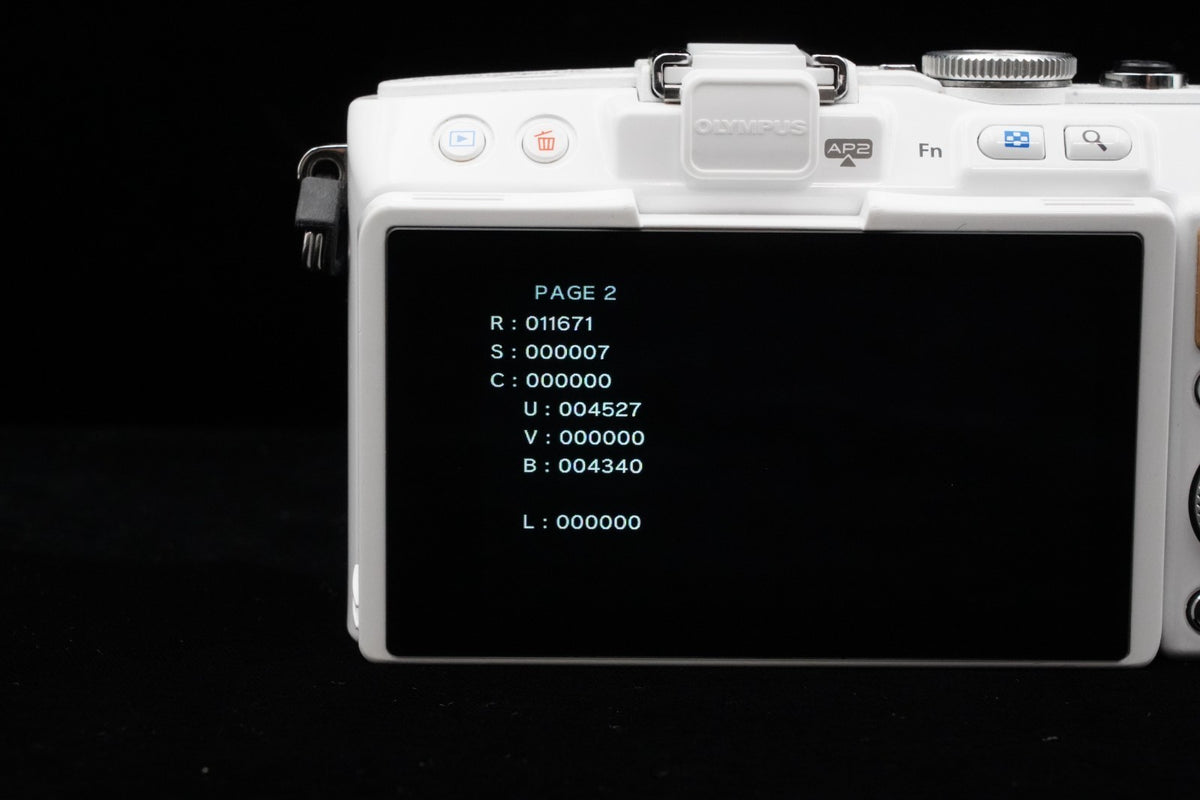 Olympus Pen Lite E-PL5 White Mirrorless Digital Camera US STOCK #10244