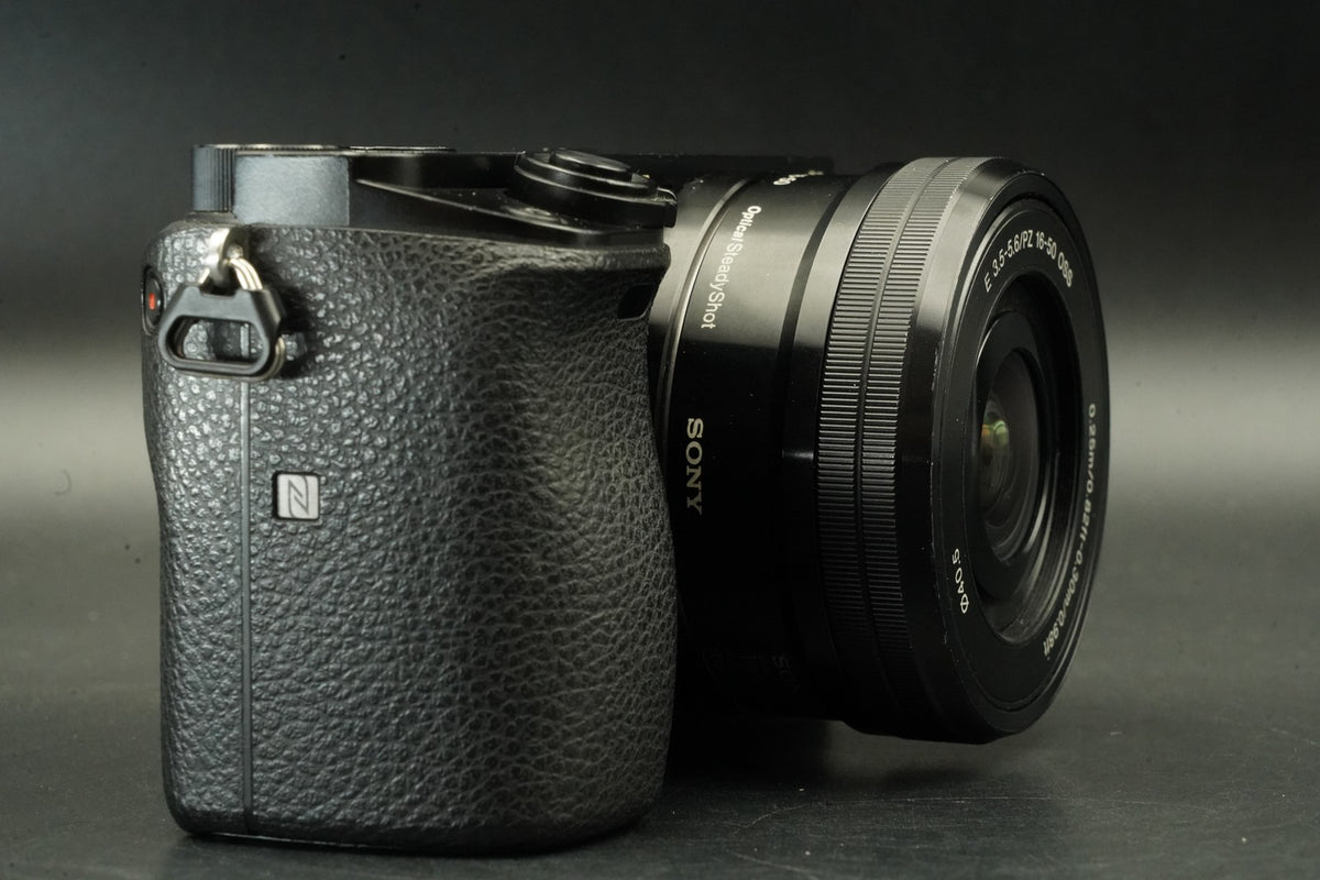 Sony a6000 Digital Camera Black w/ 16-50 + 55-210mm Lens -43949 cuts- #12360